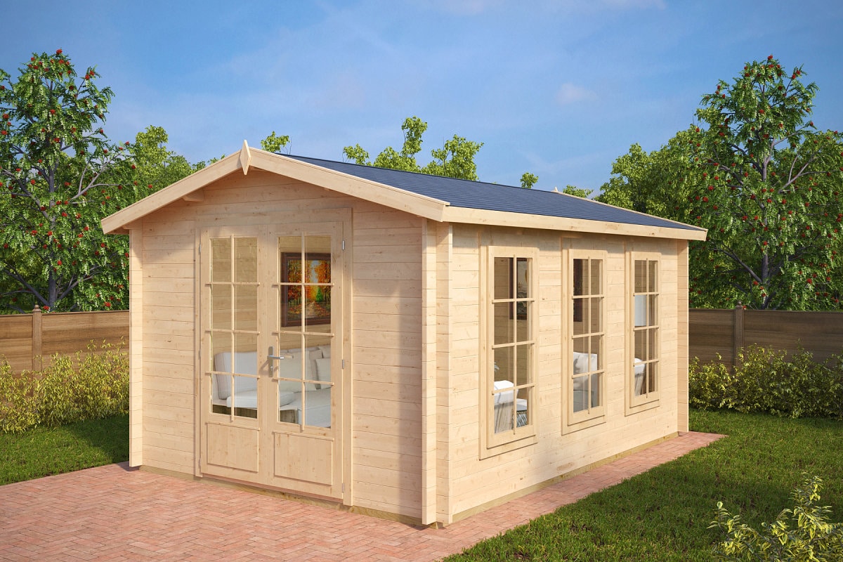 Gartenhausli “Eva B” 3x4m | Kleines Gartenhausli mit Satteldach aus Holz | 3x4m großes Gartenhausli aus Holz | Mini-Gartenhausli aus Holz Unkategorisiert online kaufen