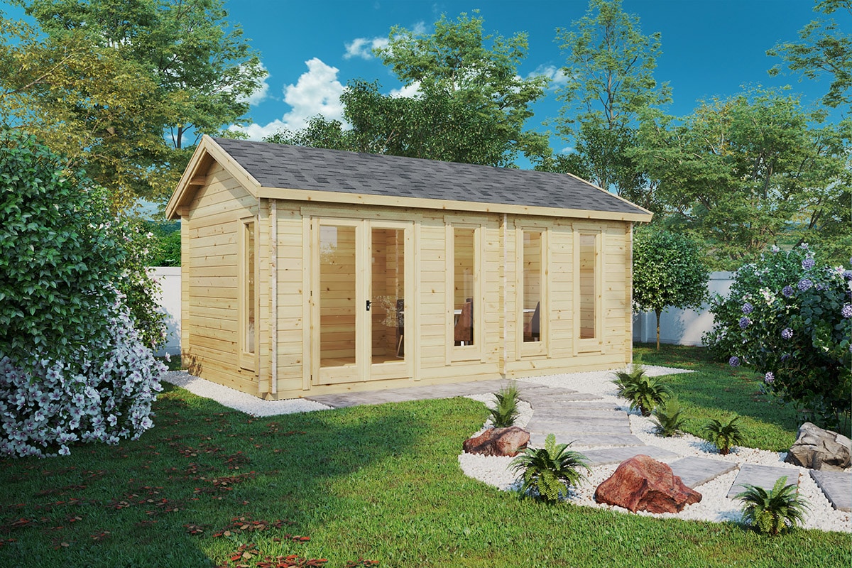 Gartenhausli “Linda” 6x3m | 16m² großes Gartenhausli aus Holz | 3x6m großes Gartenhausli kaufen Unkategorisiert online kaufen