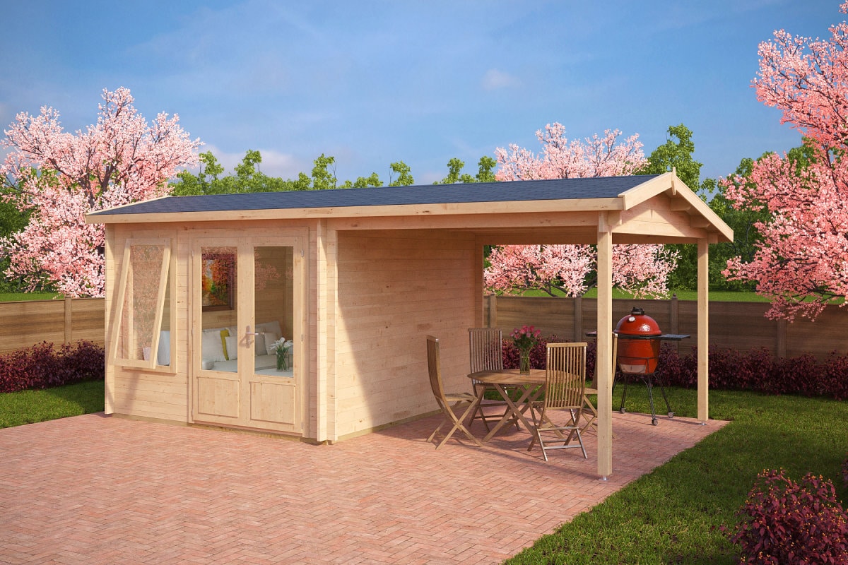 Gartenhausli mit Vordach “Nora D” 6x3m | Modernes Gartenhausli mit Vordach | Modernes Vordach aus Holz | Gartenhausli 3x6m mit Sonnendach Unkategorisiert online kaufen Gartenhausli mit Vordach “Nora D” 6x3m | Modernes Gartenhausli mit Vordach | Modernes Vordach aus Holz | Gartenhausli 3x6m mit Sonnendach Unkategorisiert online kaufen