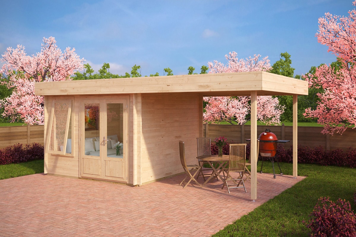 Gartenzimmer mit Vordach “Lucas D” 6x4m | Gartenhausli mit Vordach | Modernes Vordach aus Holz | Gartenhausli 4x6m mit Sonnendach Unkategorisiert online kaufen Gartenzimmer mit Vordach “Lucas D” 6x4m | Gartenhausli mit Vordach | Modernes Vordach aus Holz | Gartenhausli 4x6m mit Sonnendach Unkategorisiert online kaufen