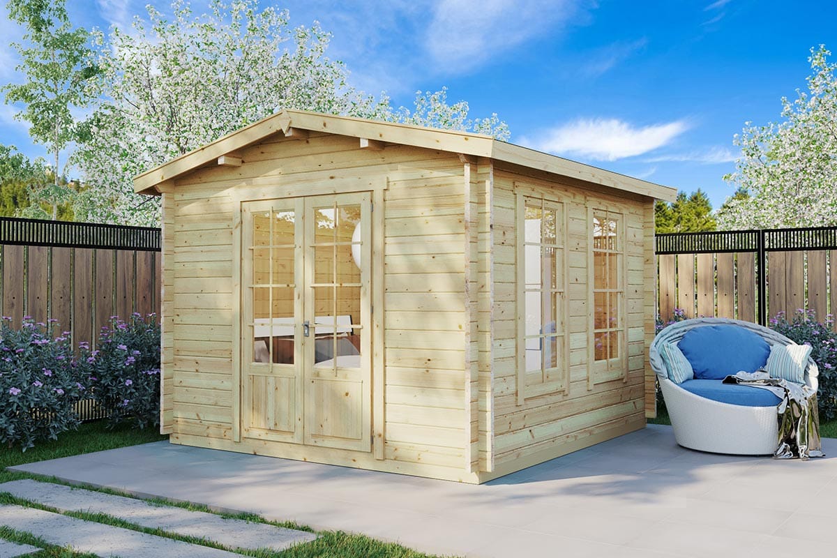 Kleines Gartenhausli “Nora B” 3x3m | Kleines Gartenhausli 3x3m | Kleines Gartenhausli aus Holz | Mini-Gartenhausli Unkategorisiert online kaufen