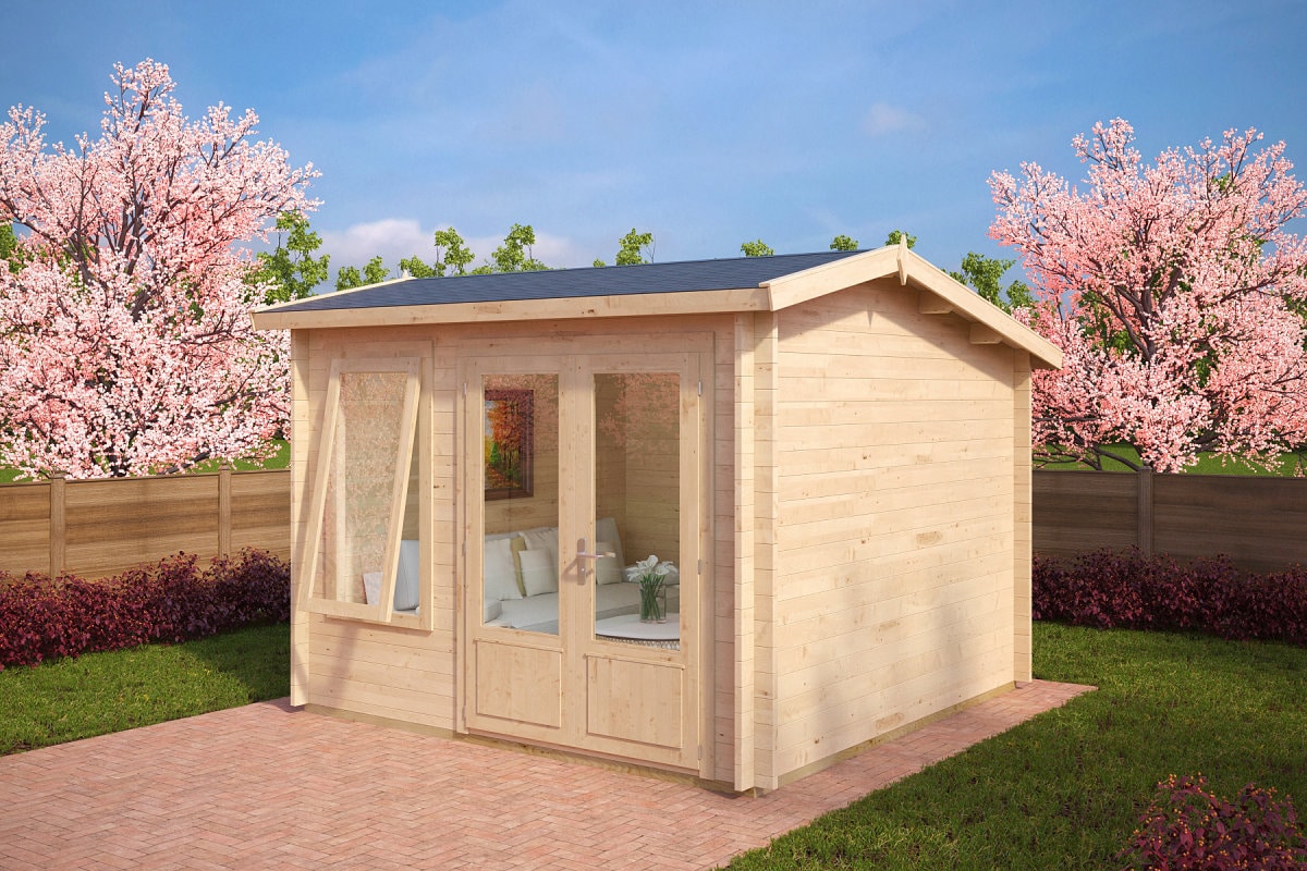 Kleines Gartenhausli “Nora D” 3x3m | Kleines Gartenhausli 3x3m aus Holz | Kleines Gartenhausli aus Holz | Mini-Gartenhausli Unkategorisiert online kaufen Kleines Gartenhausli “Nora D” 3x3m | Kleines Gartenhausli 3x3m aus Holz | Kleines Gartenhausli aus Holz | Mini-Gartenhausli Unkategorisiert online kaufen